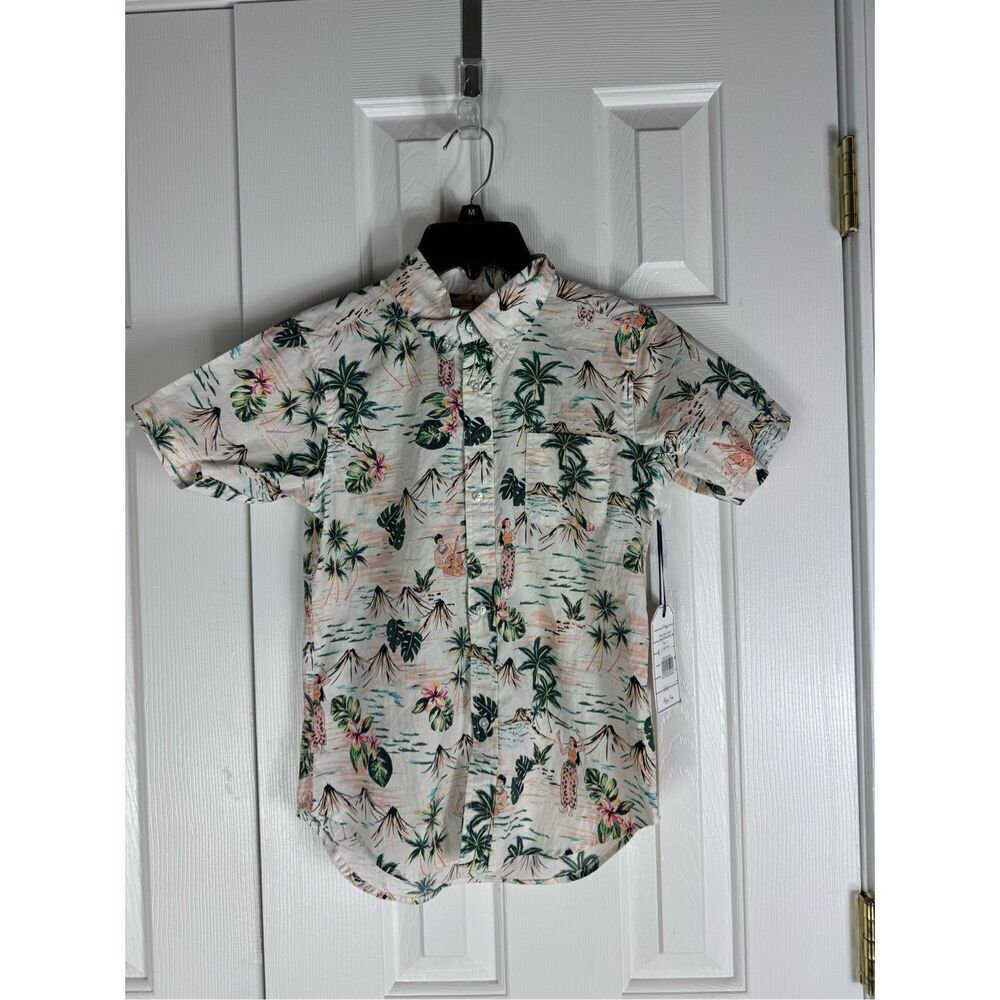NWT Classic Prep Tropical Boys Shirt Size 12
